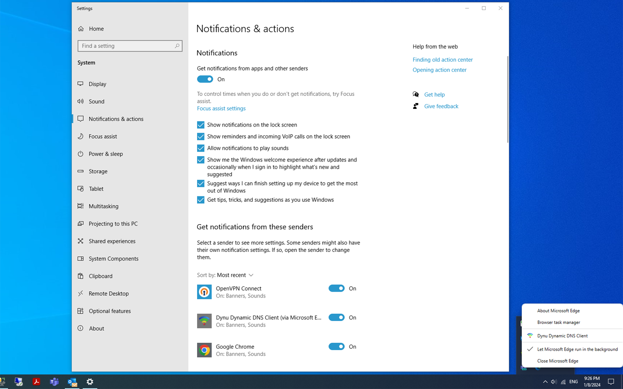 Dynu IP Update Client Activity