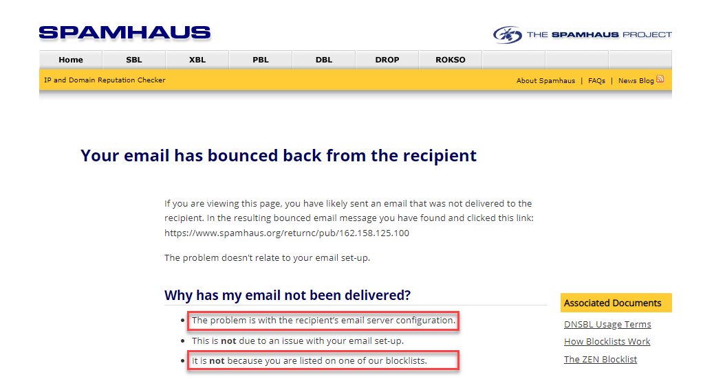 Spamhaus DQS