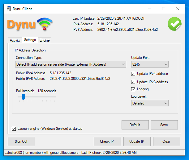 Ips update. DNS Dynamic update Credentials. Dynu. Slobs-client-Updater. Easy update client 135 что это.