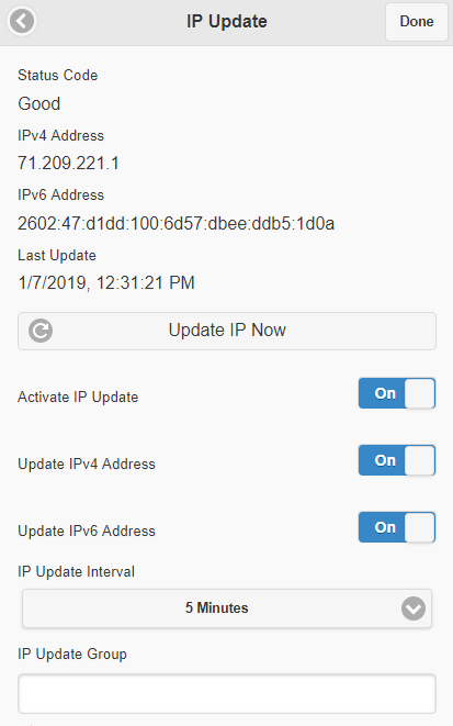 Dynu IP Update Client Android