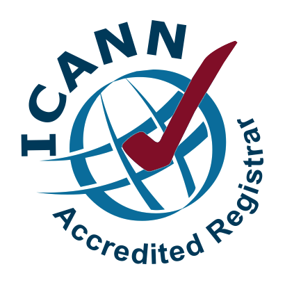 We are an ICANN accredited registrar.